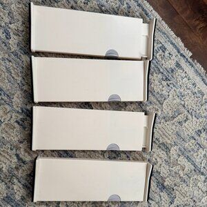 Set of 4 Adjustable Drawer Dividers – White Dresser Organizer Separators